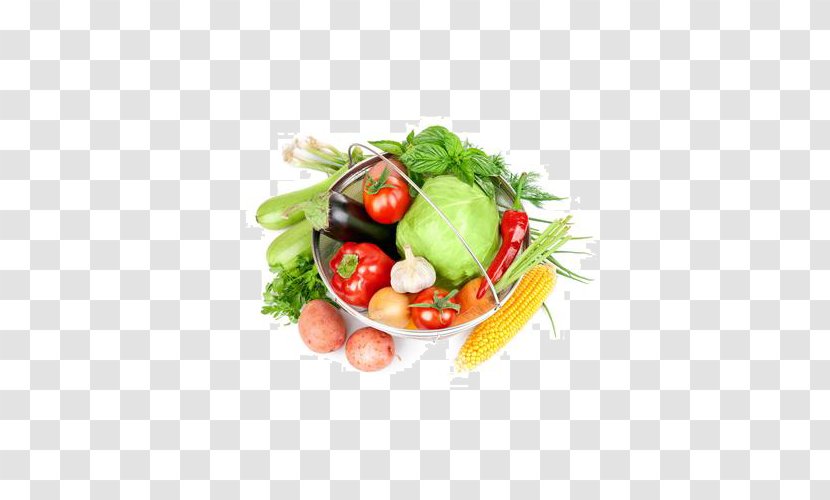 Thai Cuisine Cooking Vegetable Ingredient Fruit - A Bucket Of Vegetables Transparent PNG