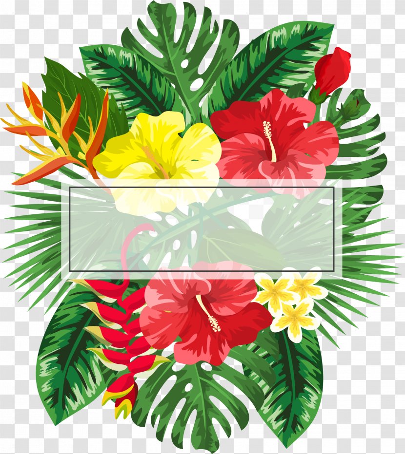 Download Hewlett Packard Enterprise - Shrub - Beautiful Flower Decorative Frame Transparent PNG