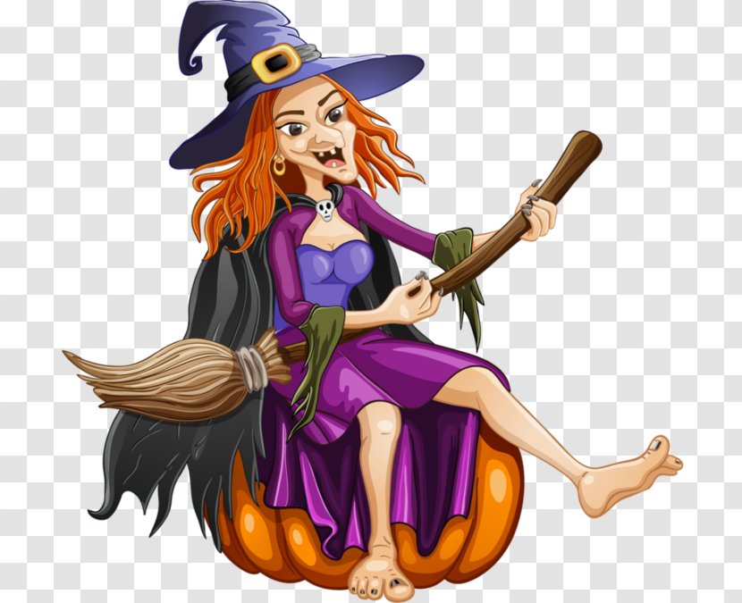 Witch Broom Ghost Clip Art - Photography Transparent PNG