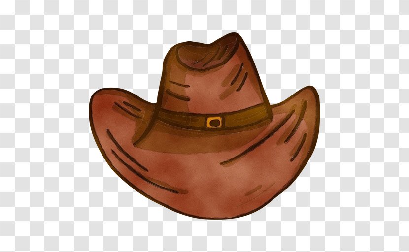 Cowboy Hat - Clothing - Leather Fedora Transparent PNG