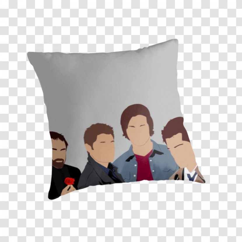 Crowley Sam Winchester Dean Castiel Pillow - Supernatural Laptop Skins Transparent PNG