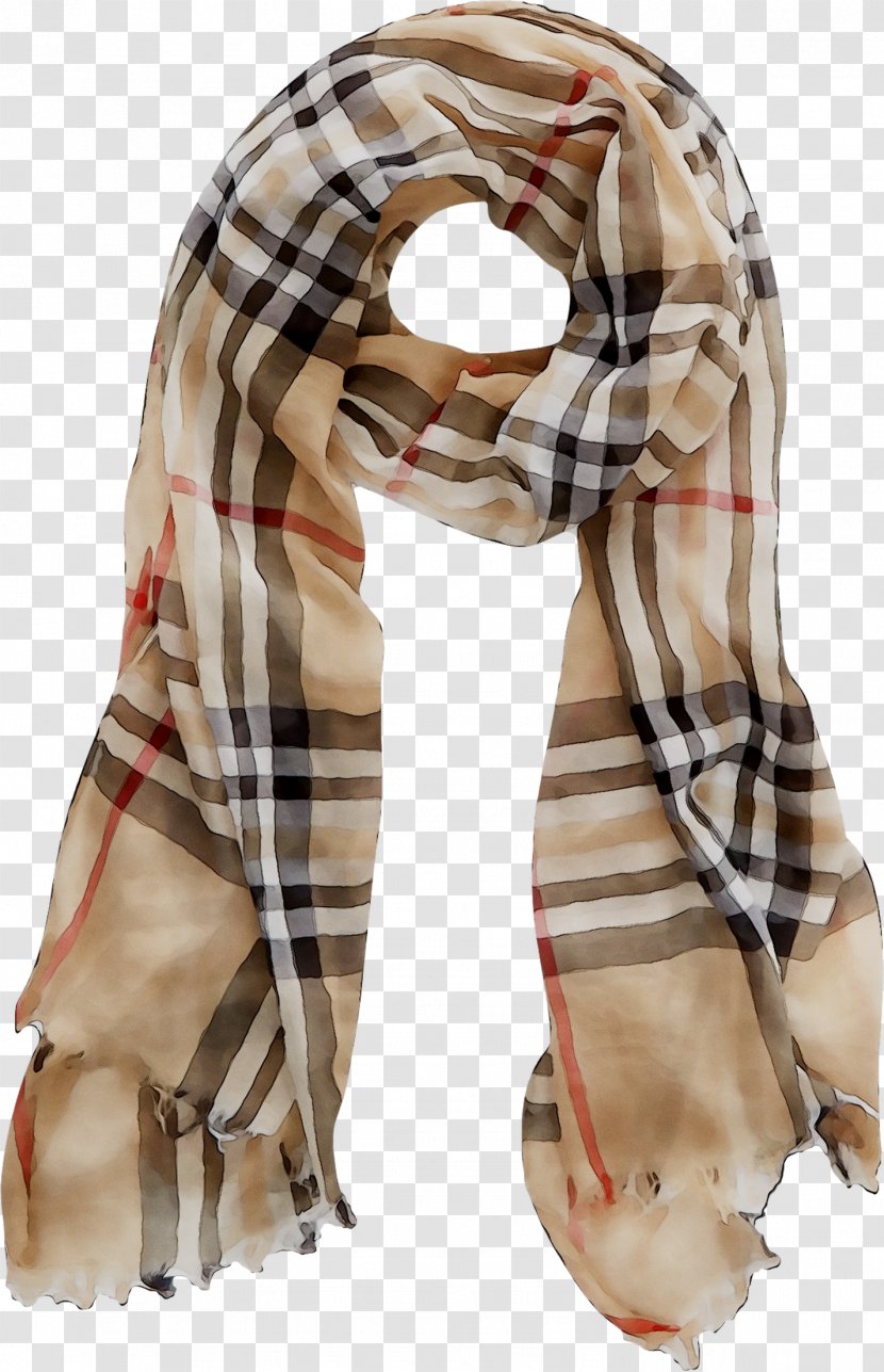 Scarf - Tartan - Orange Transparent PNG