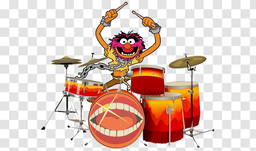 Animal Kermit The Frog Drummer Muppets - Frame - Drum Transparent PNG
