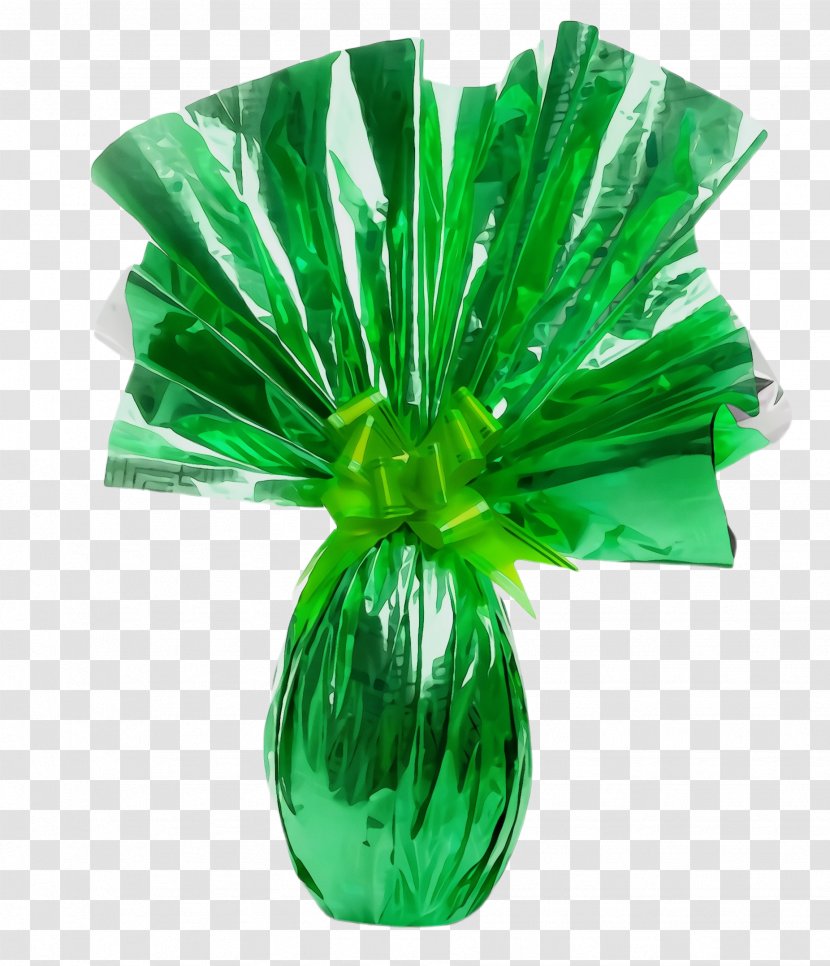Green Leaf Grass Vase Plant - Glass - Flower Transparent PNG