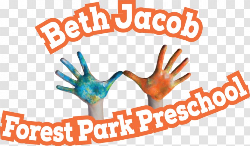 Pre-school Logo Child Brand Font - Hand - Jewish Summer Camp Transparent PNG