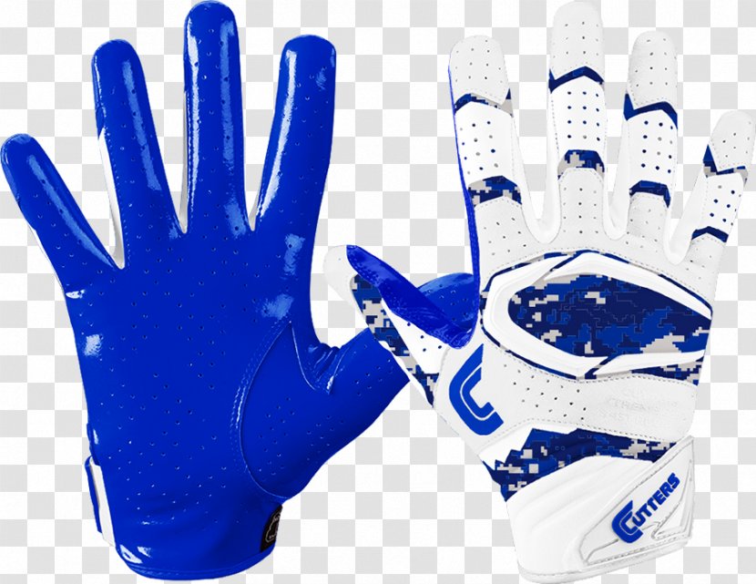 Glove Wide Receiver Sport Nike American Football - Blue - Kids Transparent PNG