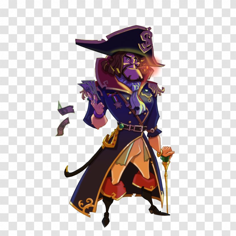 Hector Barbossa Pirates War Illustration Design - Costume - Lost Pirate Treasure Transparent PNG