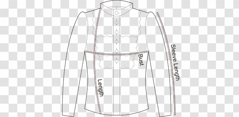 Sleeve Clothes Hanger Dress Collar - Outerwear Transparent PNG