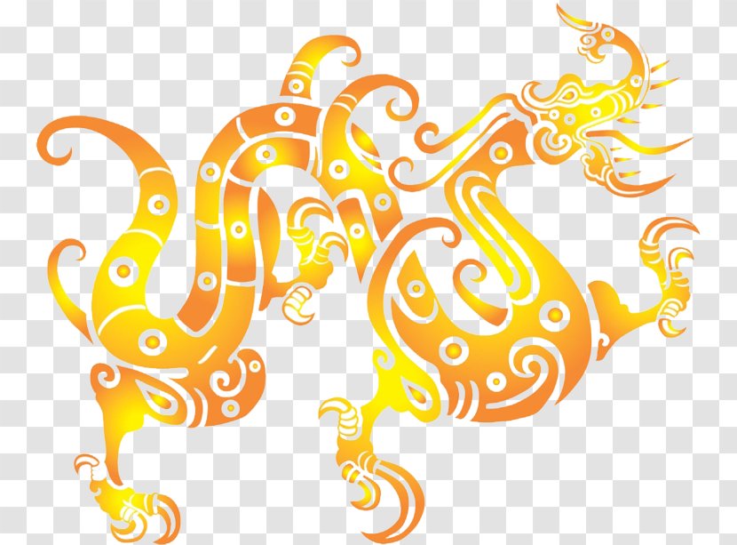 China Chinese Dragon Dance - Yellow Transparent PNG
