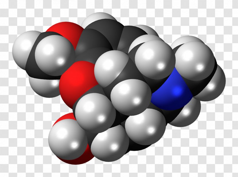Hydromorphone Space-filling Model Codeine Acetaminophen Pharmaceutical Drug - Molecule Transparent PNG