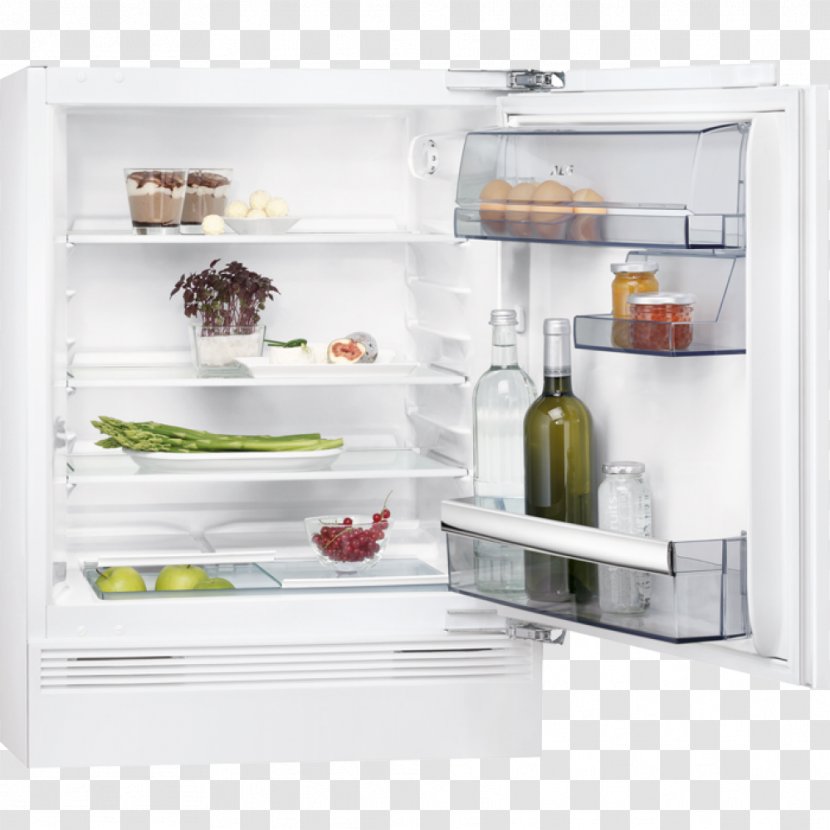 AEG SKB58211AF Fridge Refrigerator Larder Freezers Integrated - Shelving Transparent PNG