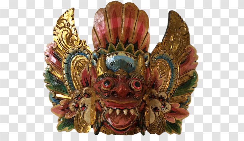 Mask Barong Dewi Sri Lion Goddess - Headgear - Bali Transparent PNG