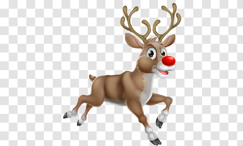 Rudolph Santa Claus Clip Art - Tail - The Red Nosed Reindeer Transparent PNG