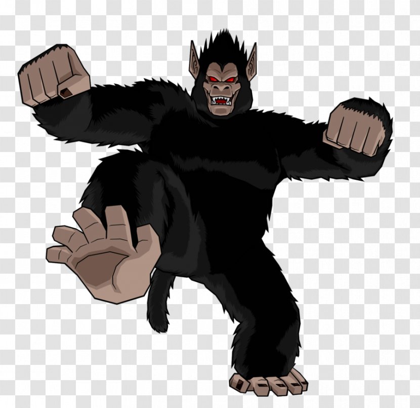 Goku Vegeta Gohan Nappa Great Apes - Cartoon Transparent PNG