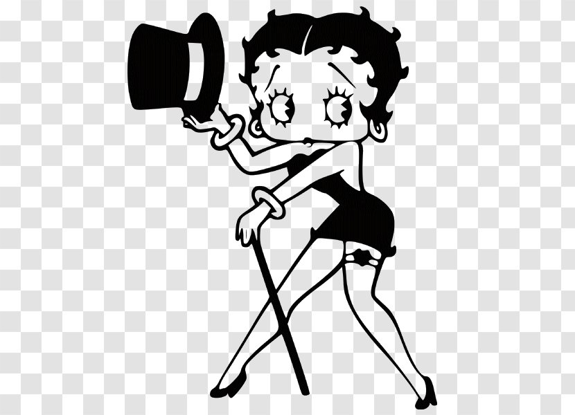 Betty Boop Image Animated Cartoon Coloring Book - Heart - Vector Transparent PNG