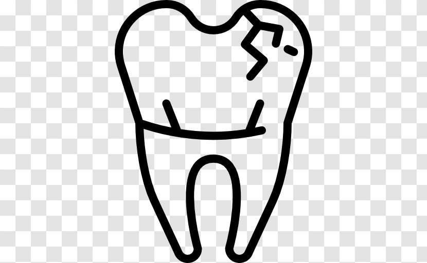 Dentistry Human Tooth Decay - Heart - Crack Vector Transparent PNG