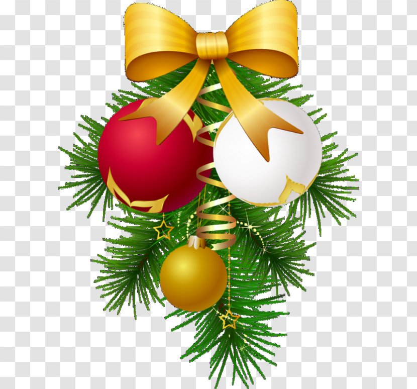 Christmas Ornament Bell - Decoration - Bow Transparent PNG