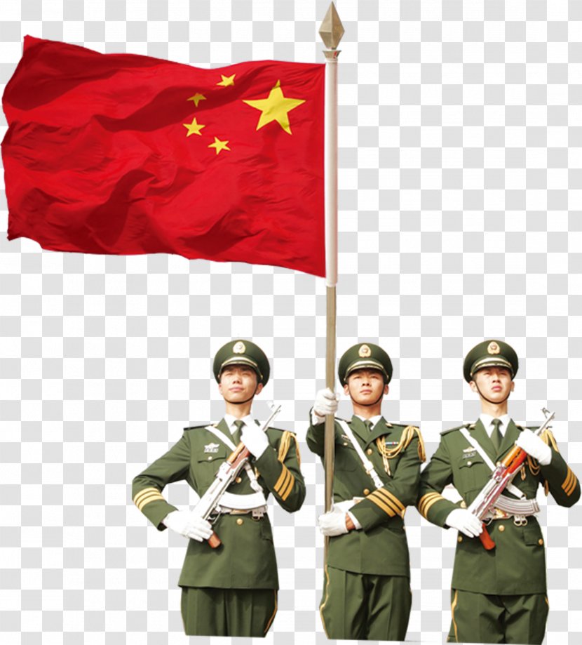 Image Resolution Wallpaper - Salute - Flag Raising Ceremony In Beijing Transparent PNG