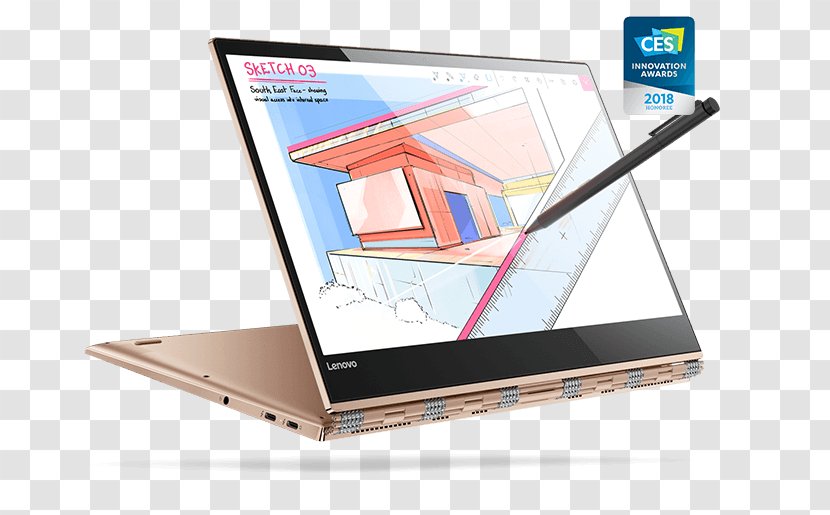 Laptop Lenovo Yoga 920 2-in-1 PC Computer - Tablet Computers Transparent PNG