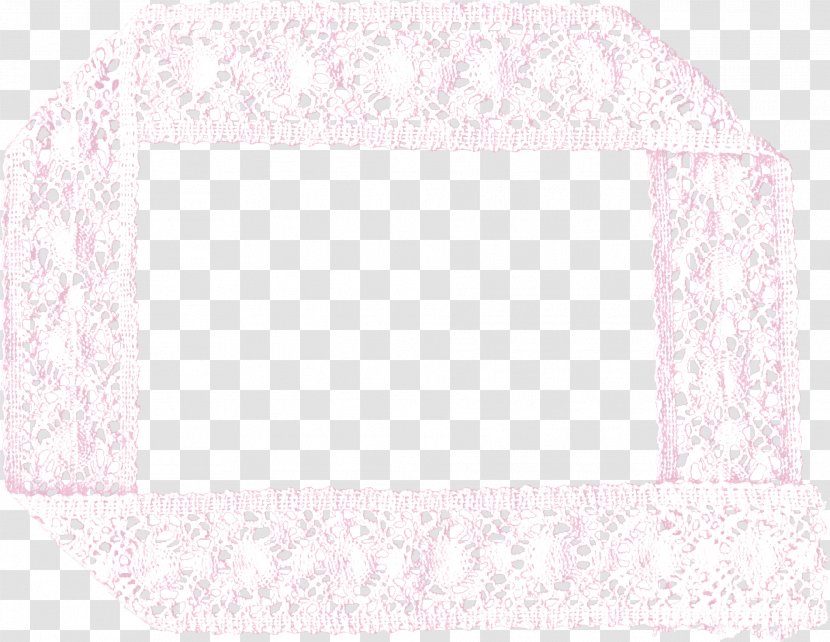 Picture Frame Placemat Rectangle Pattern - Pink Ribbon Box Transparent PNG