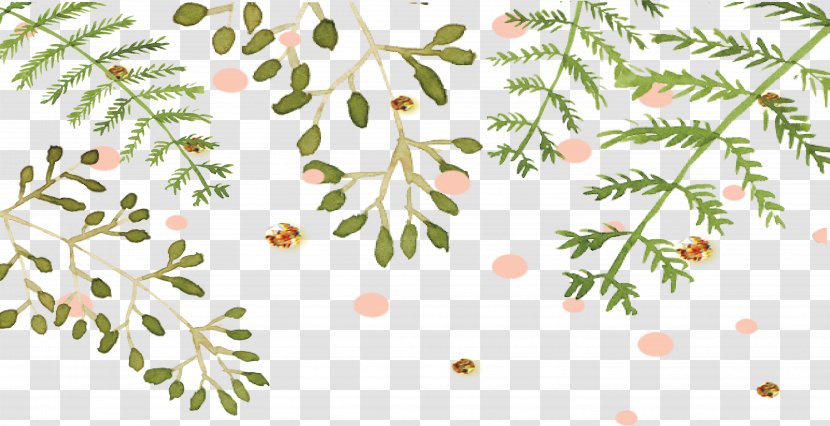 The Hamptons Flower Gold Floral Design - GOLD DOTS Transparent PNG