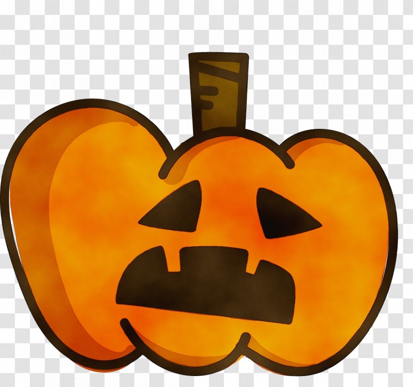 Orange - Smile Jackolantern Transparent PNG