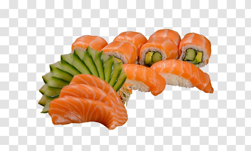 California Roll Sashimi Sushi Makizushi Smoked Salmon Transparent PNG