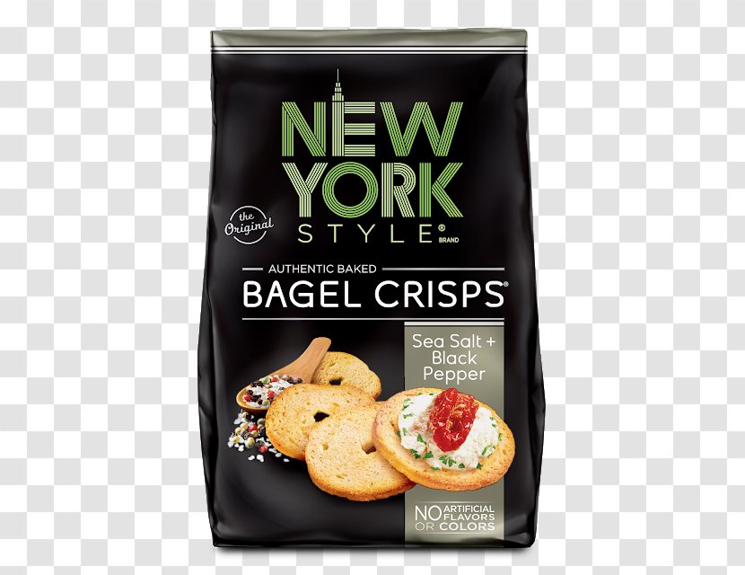 Bagel Pita New York-style Pizza York City Potato Chip - Cream Cheese - Packaging Design Transparent PNG