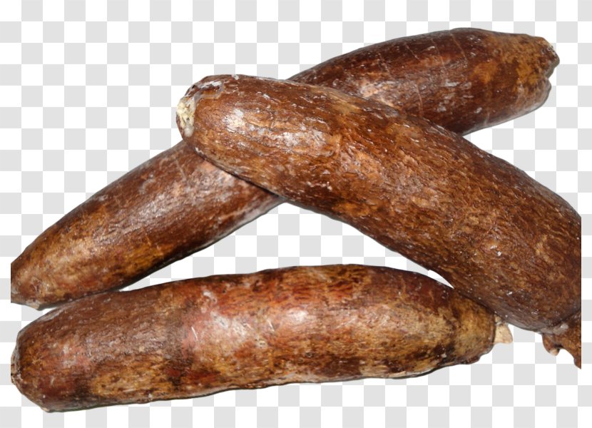 Thuringian Sausage Cassava Tapioca Tuber Bratwurst - German Food - Vegetable Transparent PNG