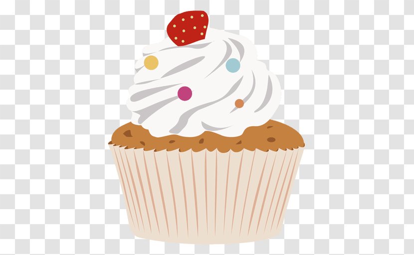 Cupcake Muffin Red Velvet Cake Buttercream Garnish Transparent PNG