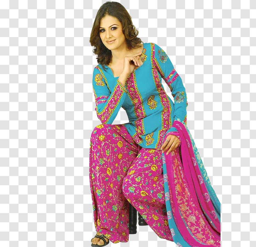 Punjabi Clothing Patiala Salwar Shalwar Kameez - Heart - Suit Transparent PNG