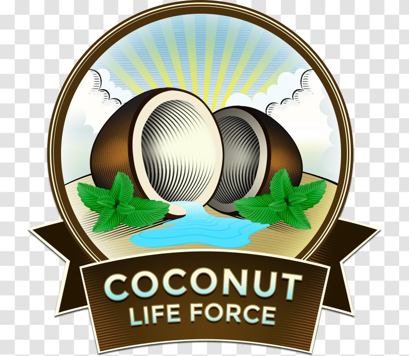 Coconut Oil Logo Brand Transparent PNG