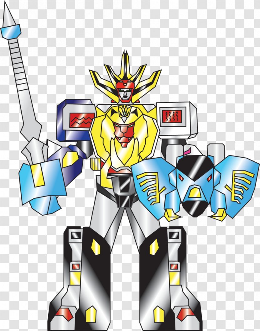 Power Rangers Wild Force - Season 1 Zords In Mighty Morphin Tommy OliverPower Megazord Transparent PNG