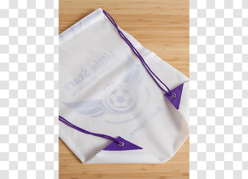 Material - Violet - Drawstring Bag Transparent PNG