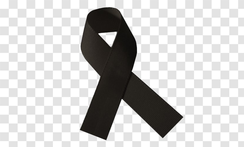 Mourning Black Ribbon Grief Lazo - Luto Transparent PNG