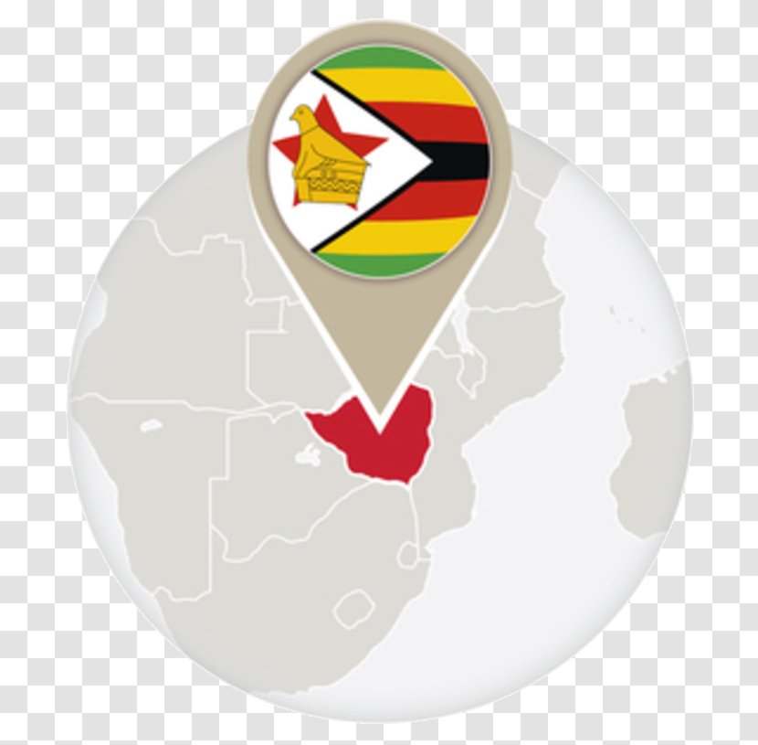 Flag Of Zimbabwe Globe Map Transparent PNG