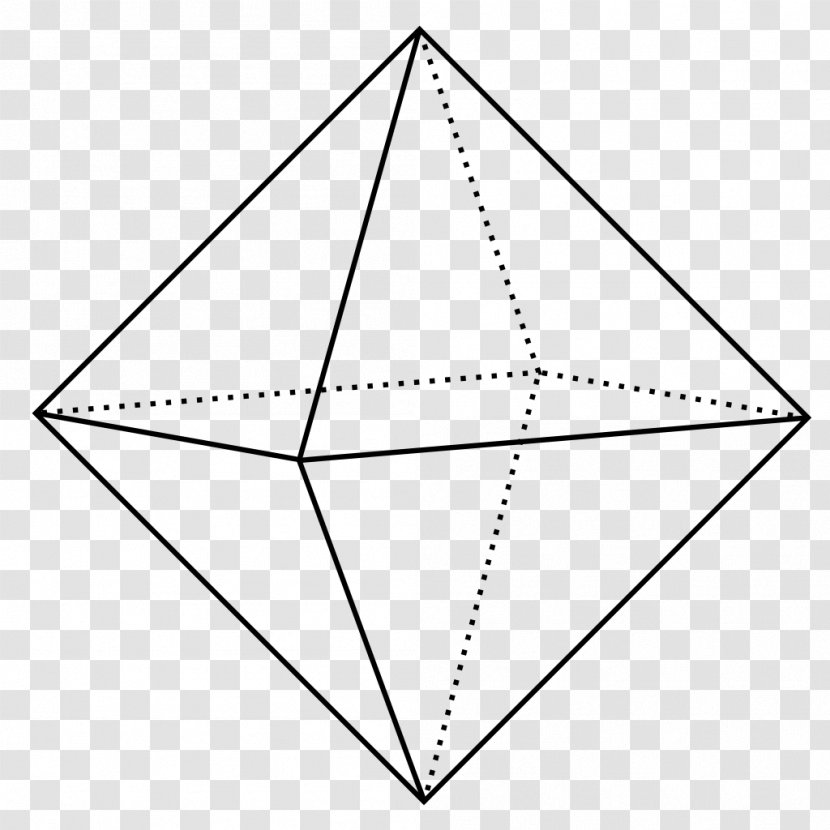 Octahedron Triangle Geometry Symmetry Tetractys - Information Transparent PNG