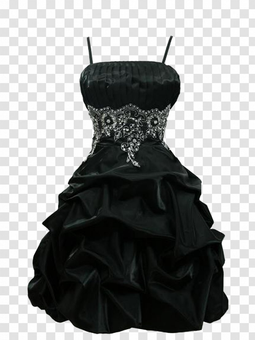 Little Black Dress Gown Corset - Free Download Transparent PNG