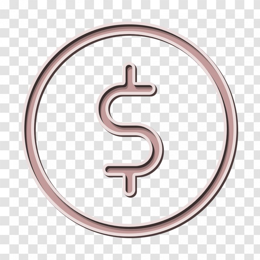 Price Icon Coin Ecommerce - Material Property - Metal Number Transparent PNG