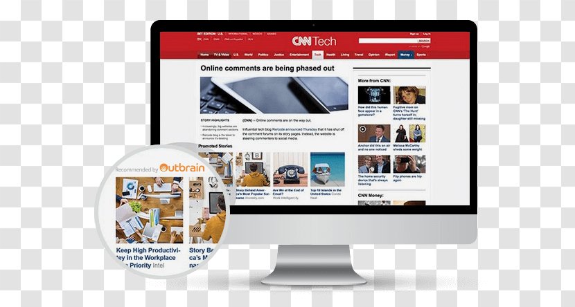 Native Advertising Outbrain Digital Marketing Transparent PNG