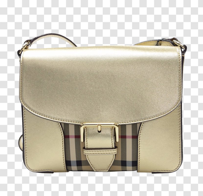 Burberry Handbag Leather - Shoulder Bag - Gold Transparent PNG