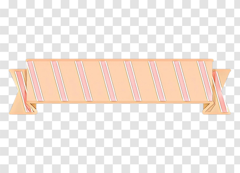 Pink Yellow Rectangle Furniture Bench Transparent PNG