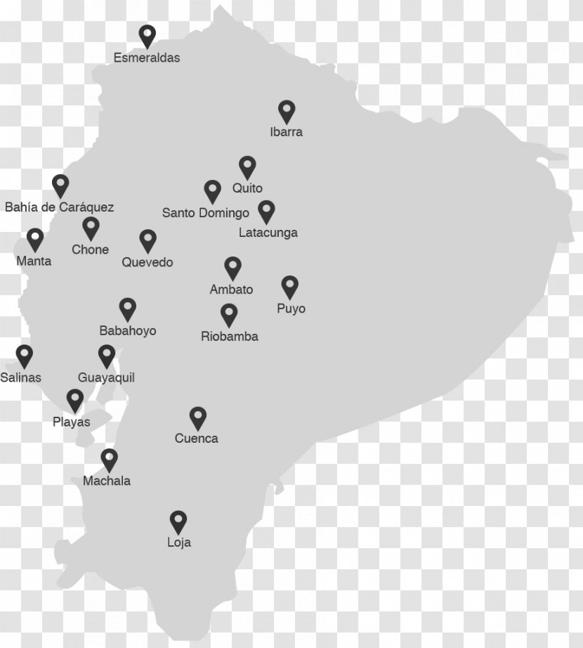 Ecuador Mapa Econômico Area Angle - Map - Del Transparent PNG