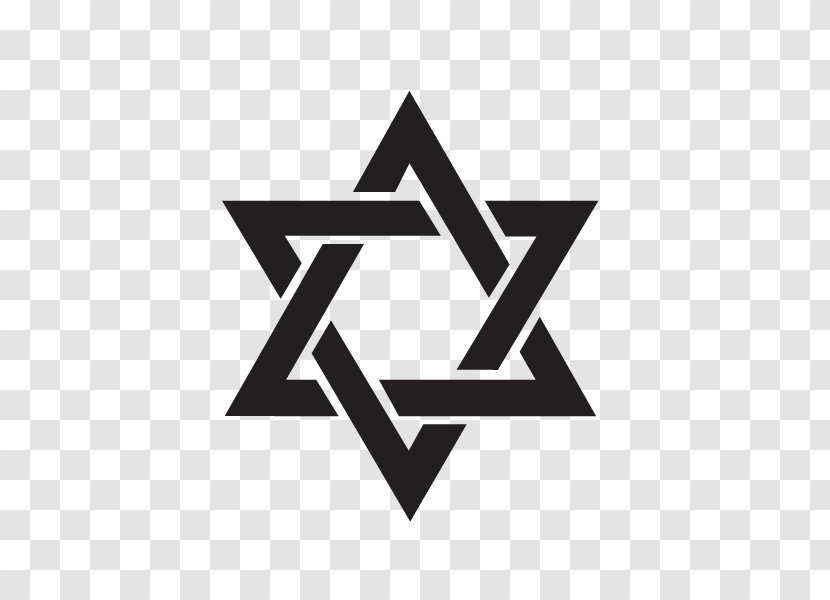 Star Of David Judaism Hexagram - Triangle - Collar Transparent PNG