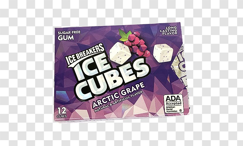 Chewing Gum Ice Breakers Cube Mint - Peppermint Transparent PNG