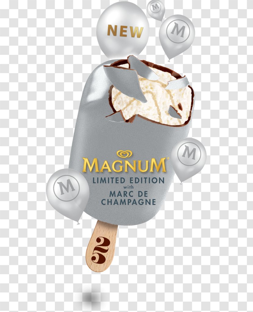 Marc De Champagne Ice Cream Magnum Wall's Transparent PNG