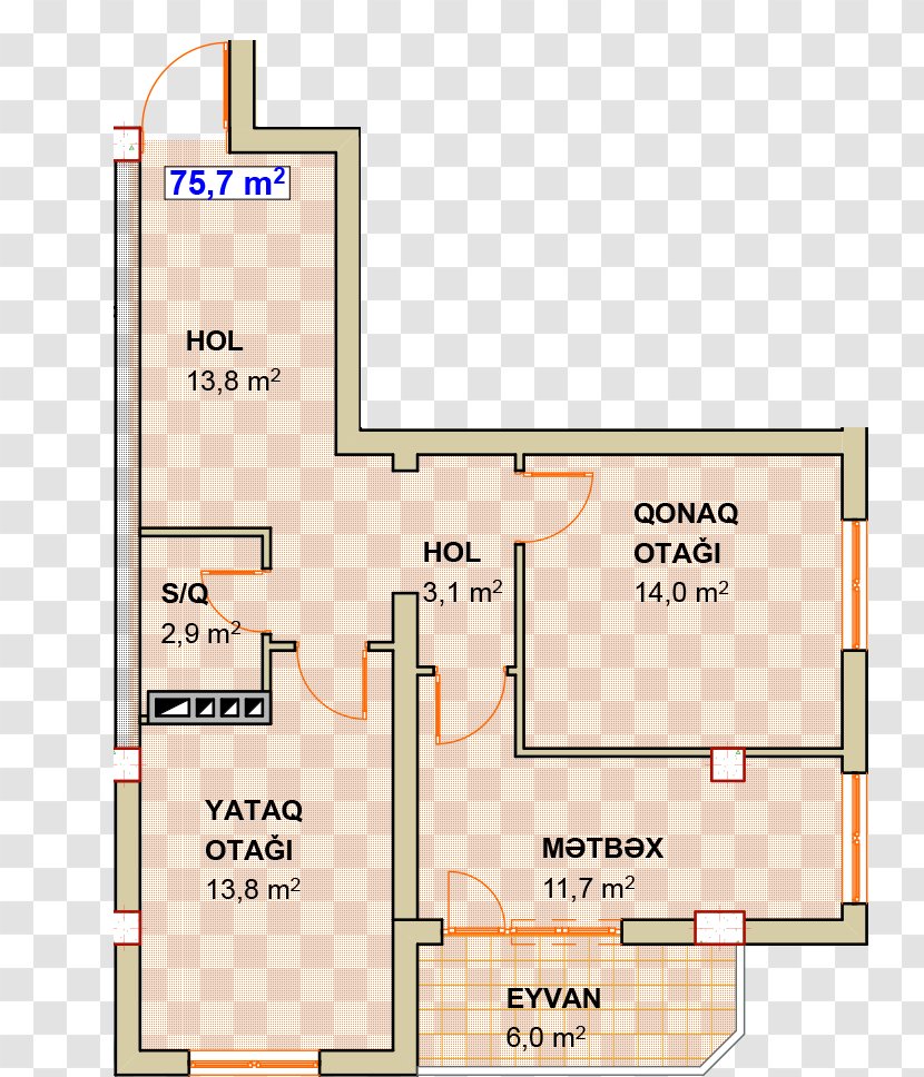 Angle Floor Plan Line Land Lot - 7d Cinema Transparent PNG