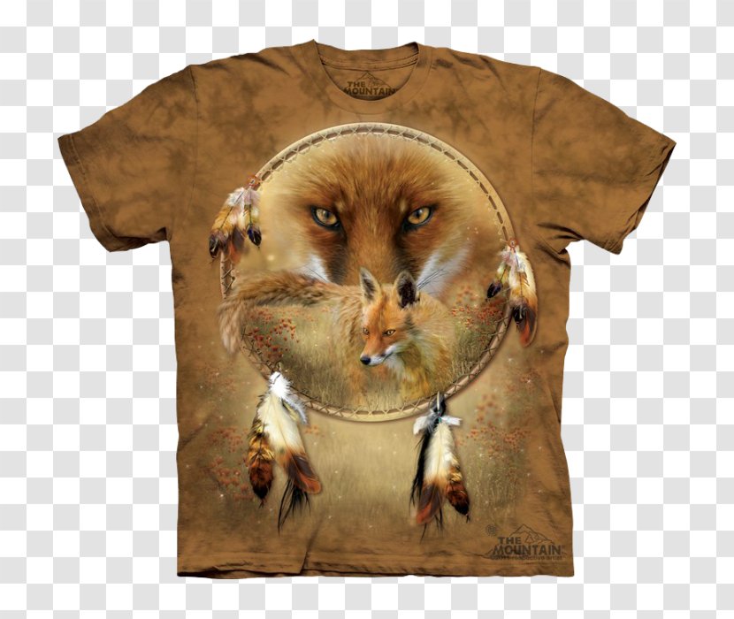 Dreamcatcher T-shirt Native Americans In The United States Gray Wolf Indigenous Peoples Of Americas - Mammal Transparent PNG
