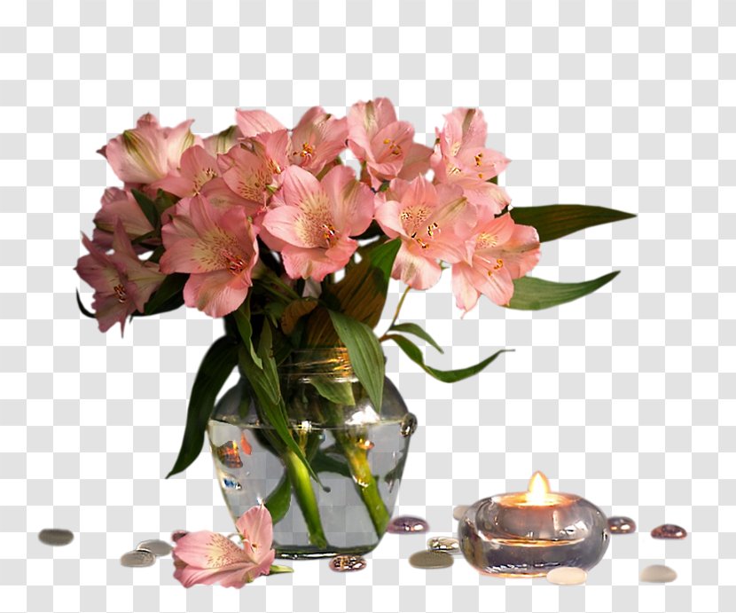 Cut Flowers Vase Floral Design Flower Bouquet - Rhododendron Transparent PNG