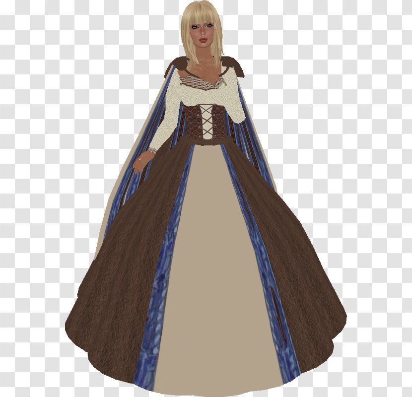 Robe Gown Cape May Dress Cloak - English Medieval Clothing Transparent PNG